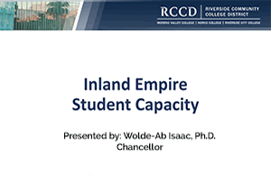 Inland Empire Student Capacity