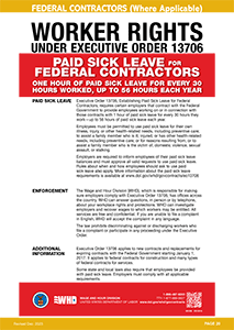 Paid Sick Leave for Federal Contractors