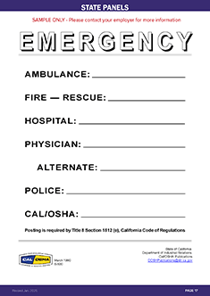 Emergency Numbers