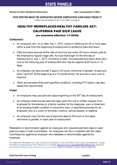 Paid Sick Leave