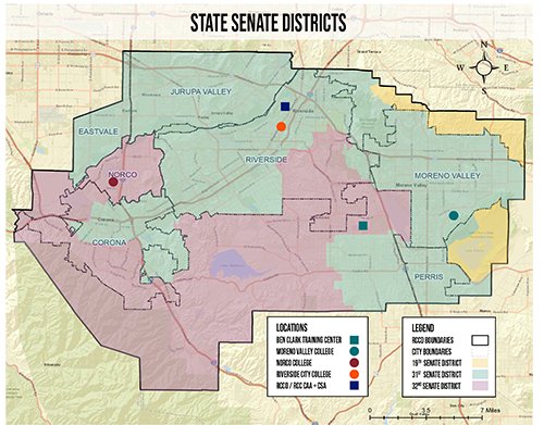state senate map