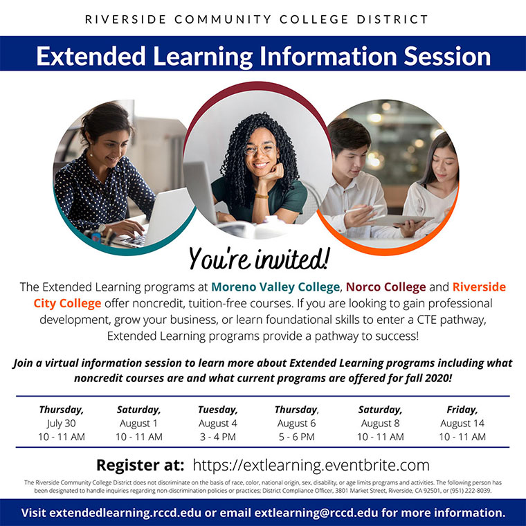 Extended Learning Information Sessions