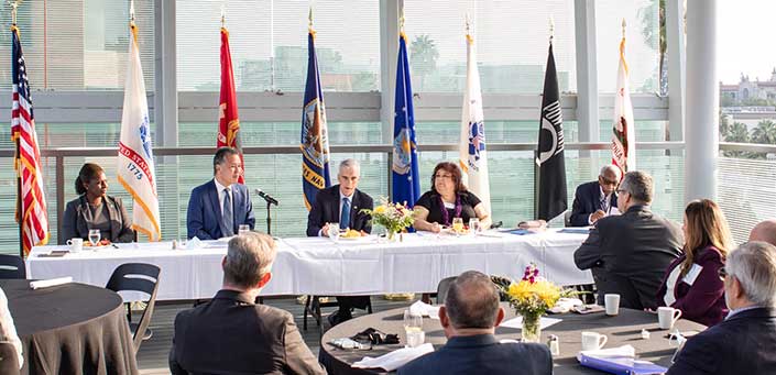 US Secretary of Veterans Affairs Holds Meetings at RCCD