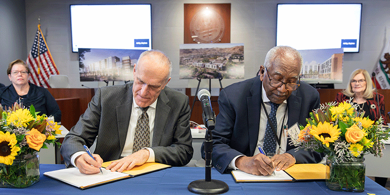 UC Riverside, Riverside Community College District  Sign MOU for New Student Housing Complex