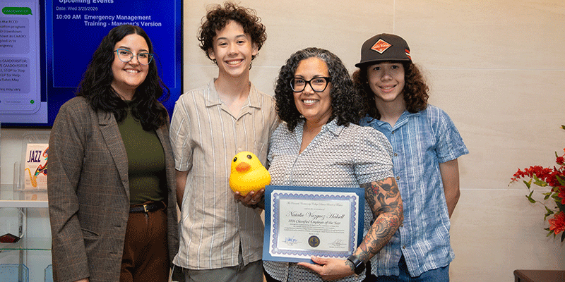 natalie halsell classified employee of the year