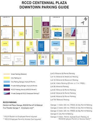 downtown parking map